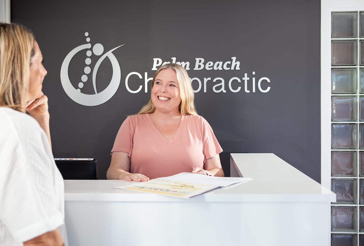Reception at Palm Beach Chiropractic Gold Coast
